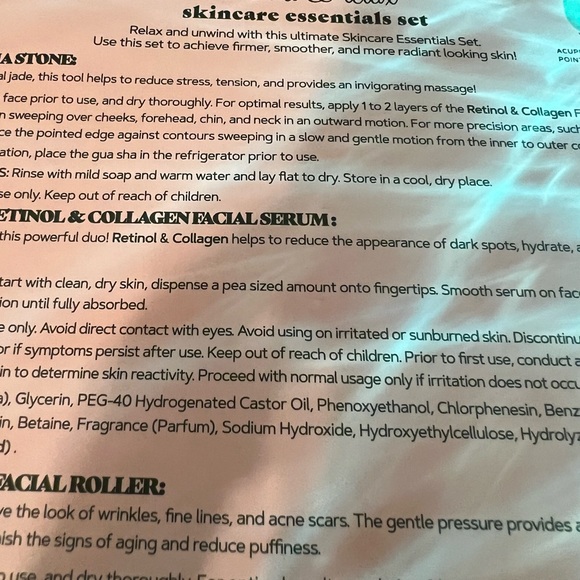 Danielle Creations Unwind & Relax skincare trio ( jade, serum, roller) Brand New - Picture 5 of 5